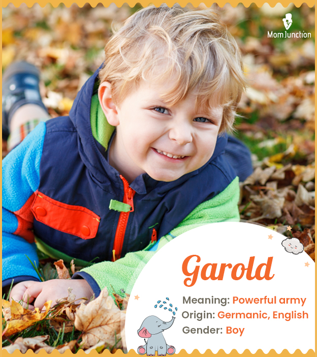 Garold, meaning Power of the spear