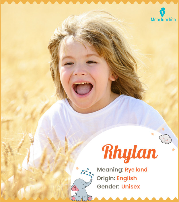 Rhylan means rye land
