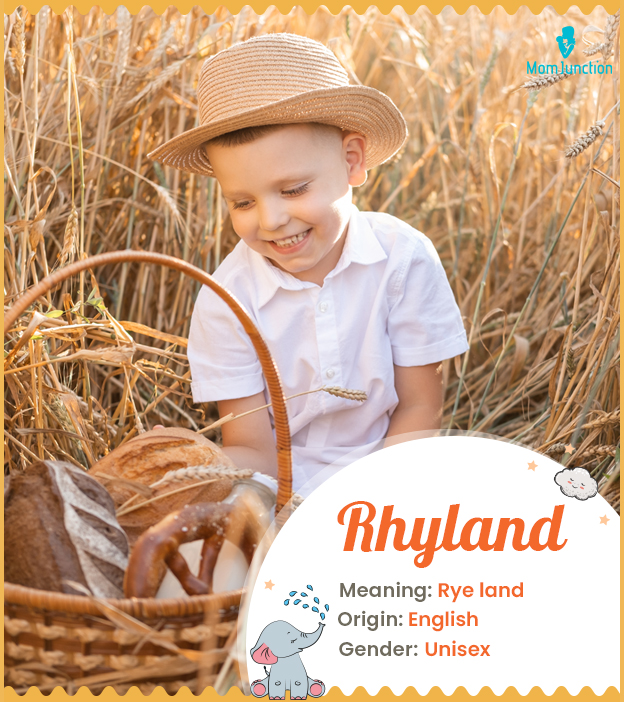 Rhyland means rye land