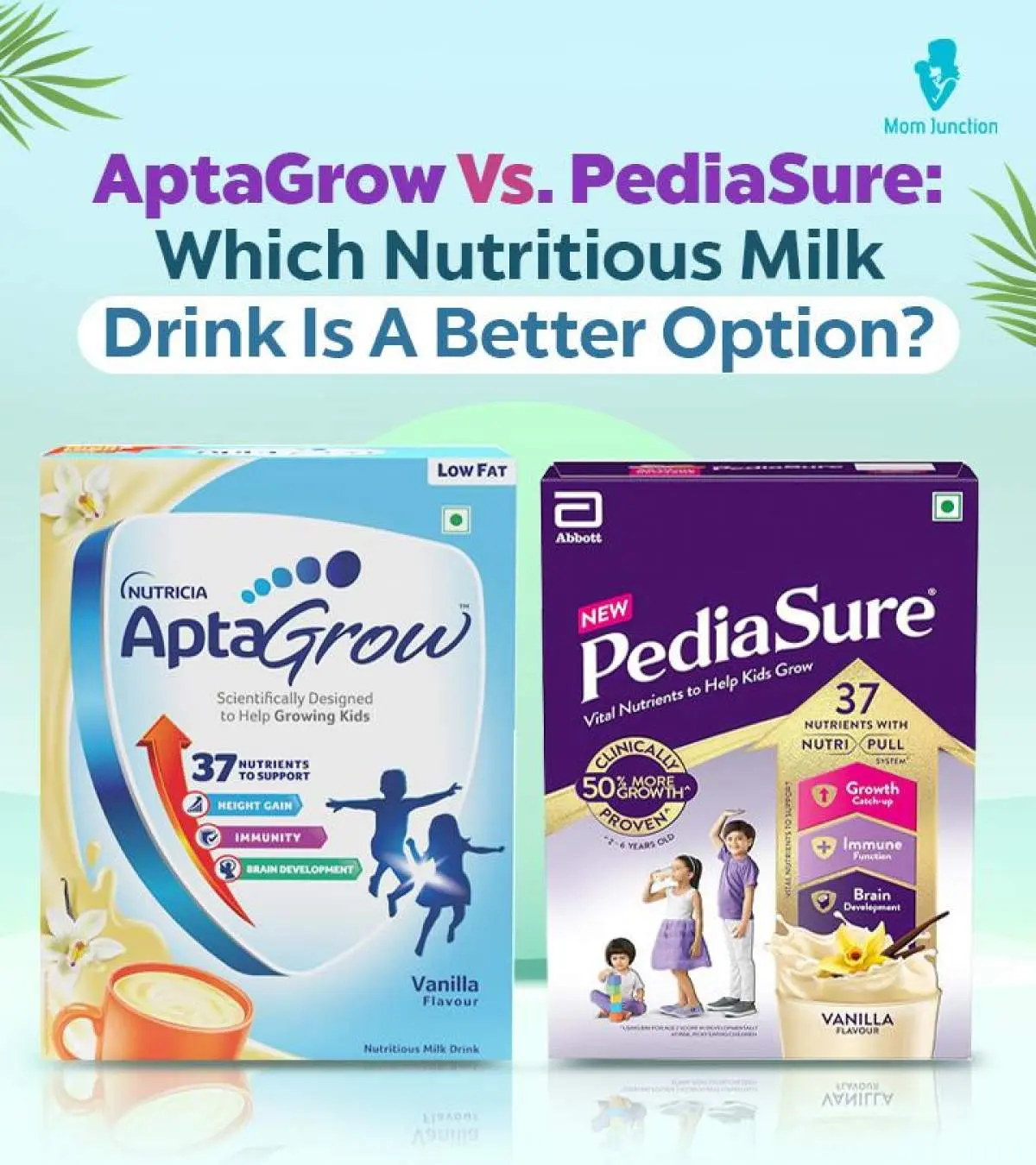 AptaGrow Vs. PediaSure: A Comparison Of Two Nutritious Milk Drink ...