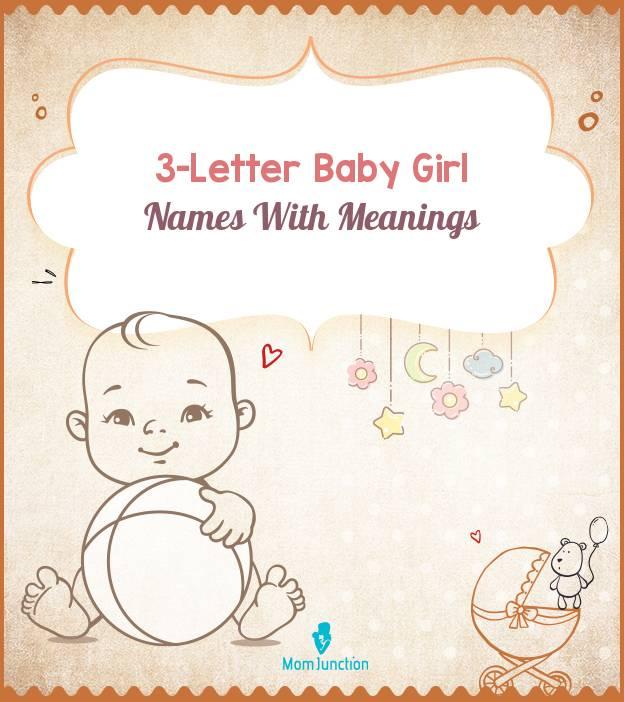 328 Popular 3Letter Baby Girl Names With Meanings MomJunction