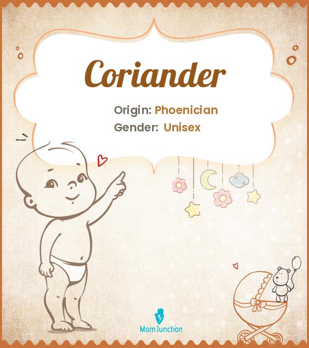 Coriander Meaning, Origin, Popularity
