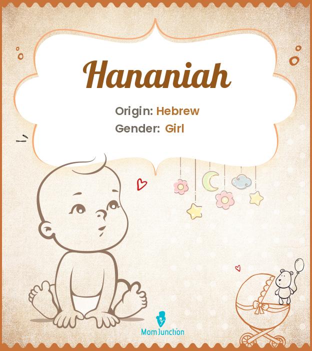 Hananiah Name Meaning, Origin, History, And Popularity