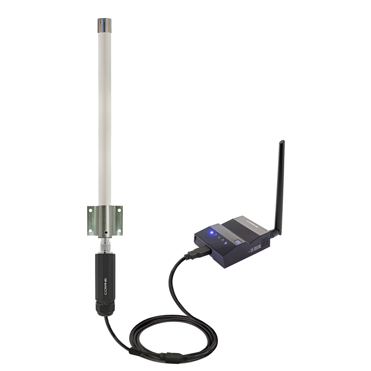 Long Range Extender WiFi Repeater Signal Booster Built-in High Gain Antenna