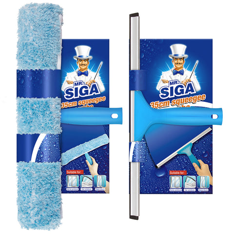 Professional Window Cleaning Tool Combo: Microfiber Scrubber and Squeegee -  China Window Cleaner Squeegee and Microfiber Window Washer price
