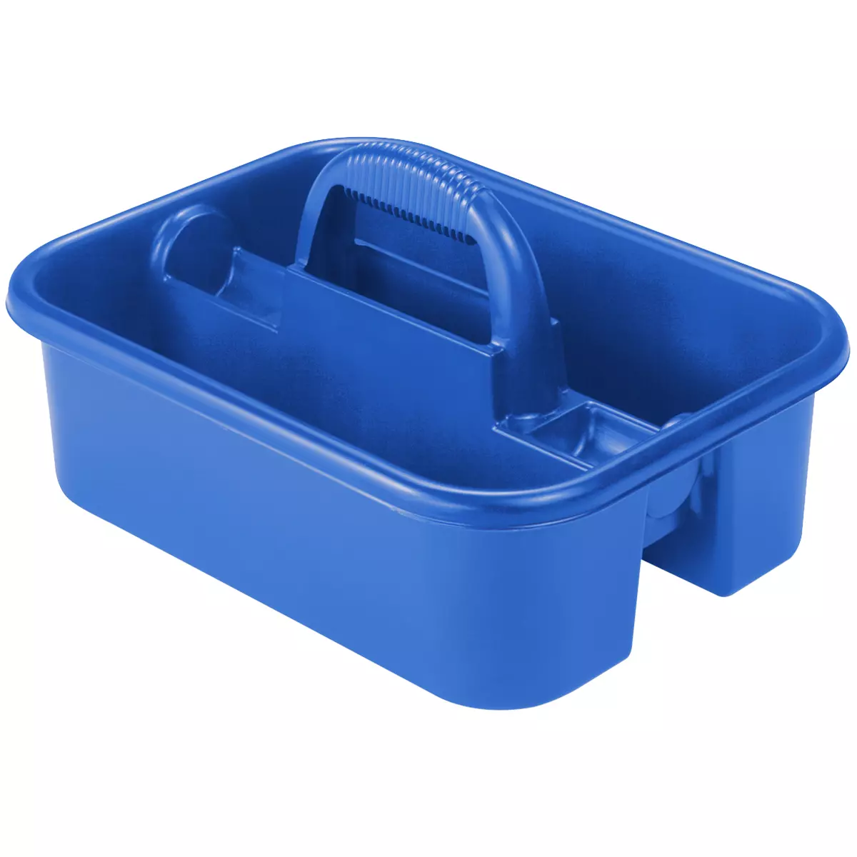 KeFanta Cleaning Supplies Caddy 2 Pack Cleaning Supply Organizer with Handle Plastic Bucket for Cleaning Products Tool Storage Caddy Blue