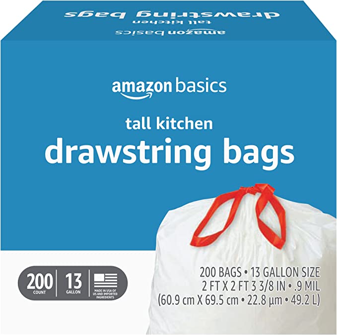 Member's Mark Power Flex Tall Kitchen Drawstring Trash Bags (13 Gallon, 2  Rolls of 100 ct, 200 count total) Fresh Scent Reviews 2024