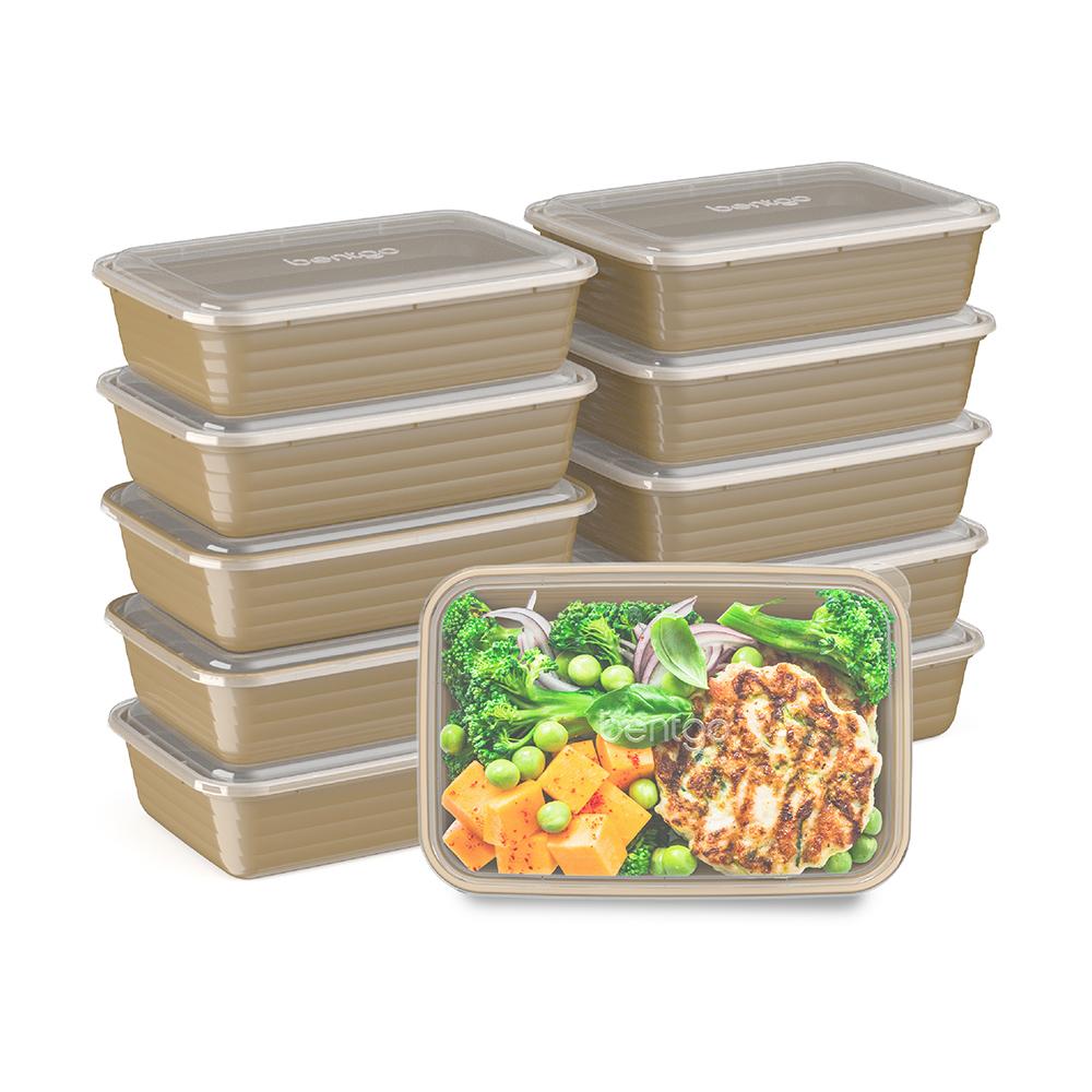 Tritan™ Meal Prep Containers with Date Indicating Lids (10 Piece Set)
