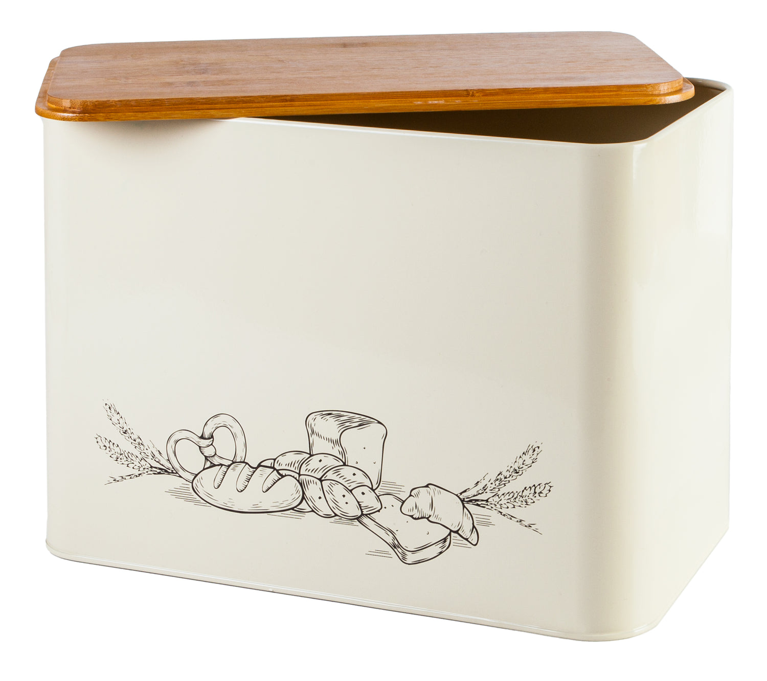 Bread Box - Bread Lin With Bamboo Lid - Shop Online