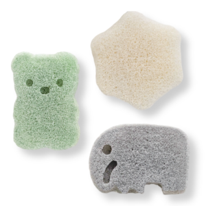 Baby Bath Sponge (6-Pack) Soft Foam Scrubber with Cradle Cap