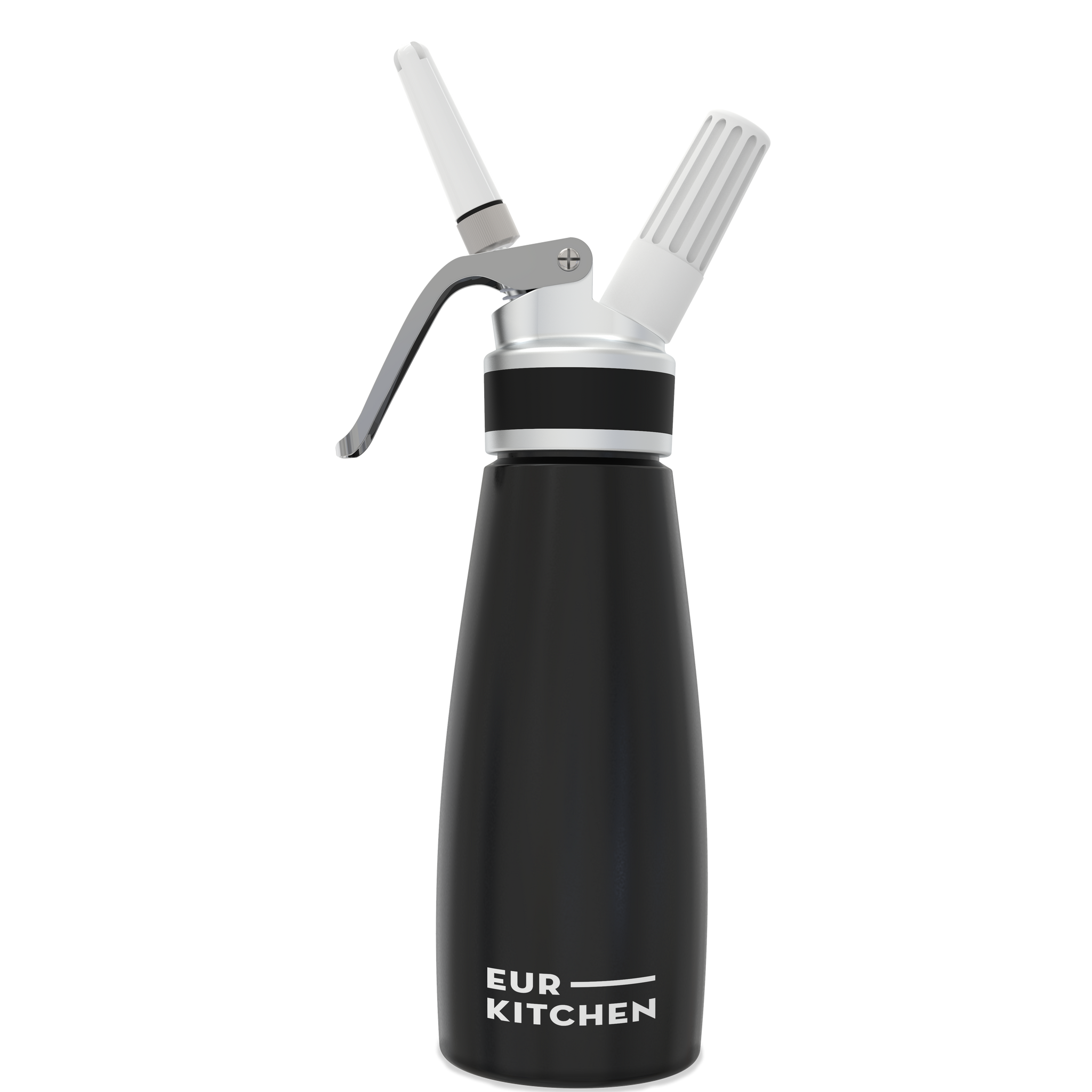 Nuvantee Cream Whipper (1-Pint) - Professional Aluminum Whipped Cream  Dispenser with 3 Decorating Nozzles - Uses Standard N20 Cartridges (not