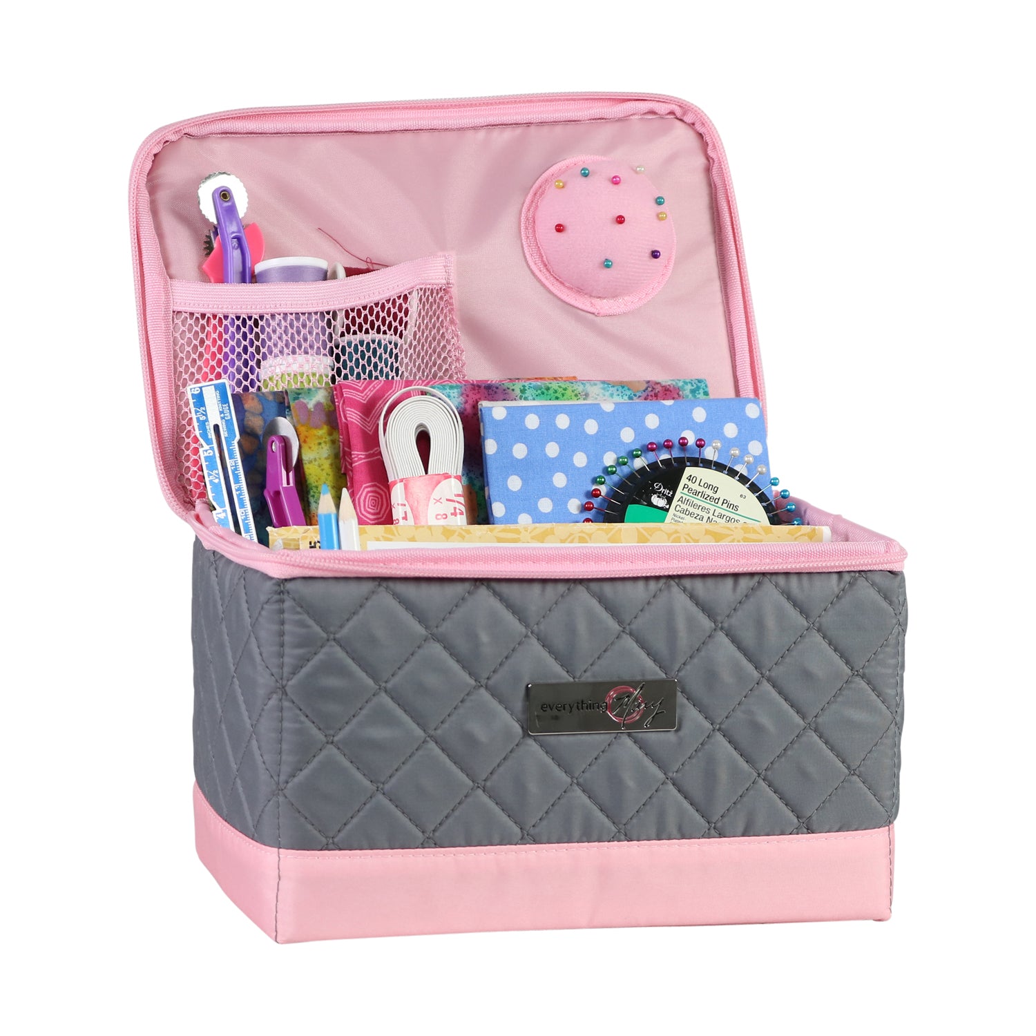 Medium Sewing Basket Sewing Storage and Organizer with Complete Sewing Kit  Accessories Included, Wooden Sewing Box Kit with Removable Tray and Tomato