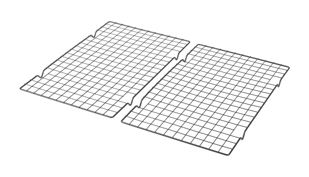 12x17'' Half Sheet Cooling Rack 2-Pack Nonstick Non-Toxic