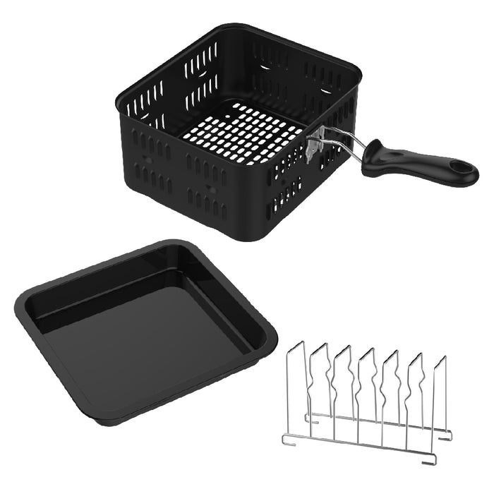 Air Fryer Replacement Basket For Power XL DASH Gowise USA Cozyna 5.5Qt Air  Fryer,Air fryer Accessories, Non-Stick Fry Basket, Dishwasher Safe