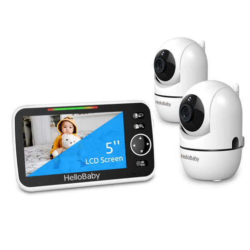 Hello Baby Monitor with Camera and Audio,Safer Video Baby Monitor No Wifi  for Pr