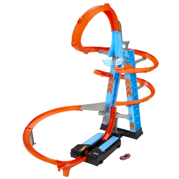 Hot Wheels Track Builder Triple Loop Stunt Loops in 2023