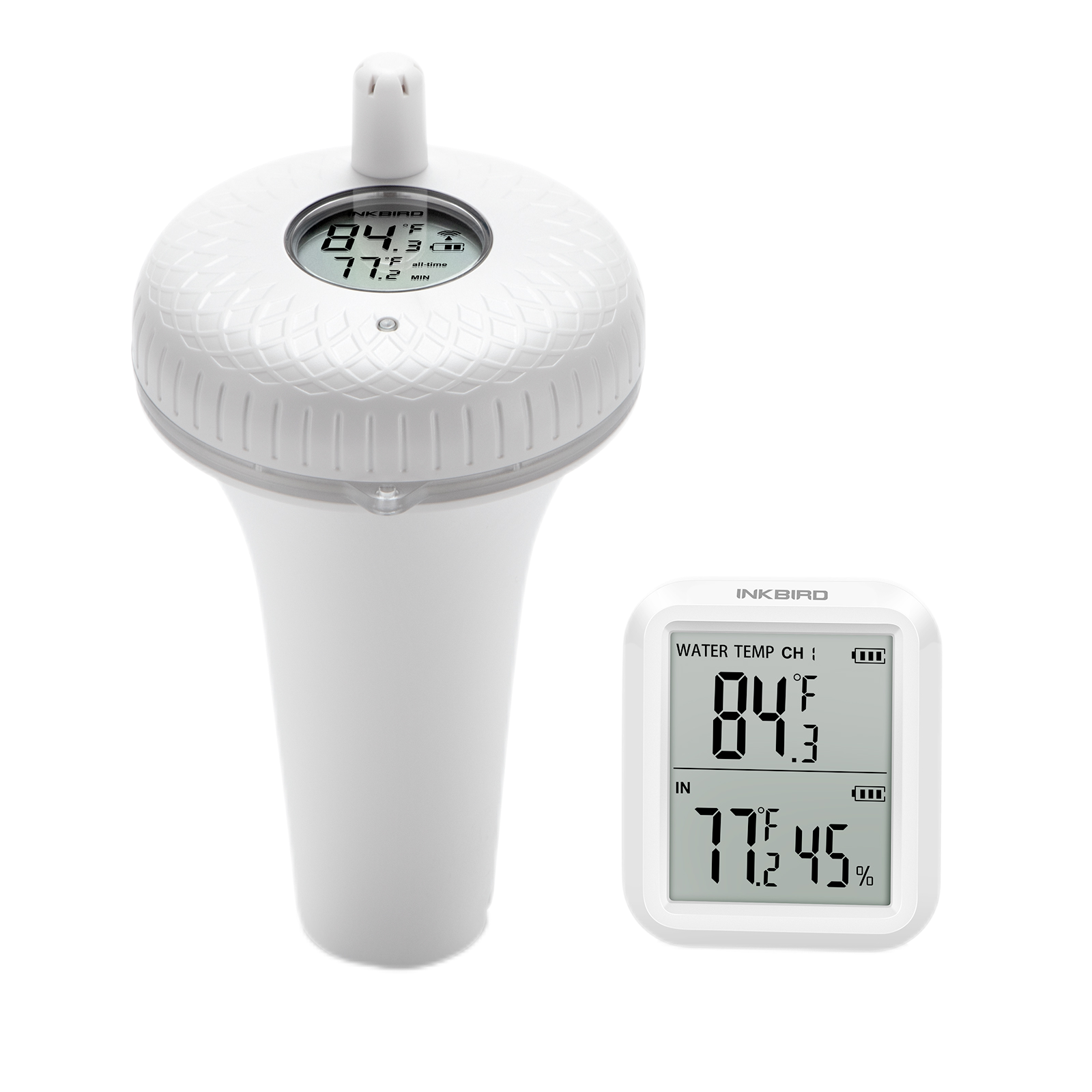 Floating Pool Mechanical Thermometer with String Water Temperature  Thermometer with Accurate Temperature Readings Perfect for Outdoor and  Indoor