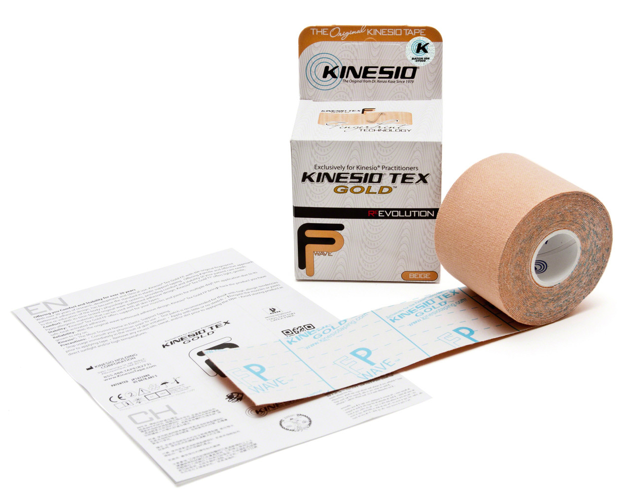 OK TAPE PRO Kinesiology Tape, 2inch x Long Roll 16ft Free Cut Tape, Elastic  Athletic Tape Therapeutic Latex Free, Beige+Beige