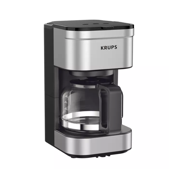 Mr. Coffee 2129512 Coffee Maker, 5 Cups, 25 oz Capacity, 650 W, Plastic,  Black, Switch Control