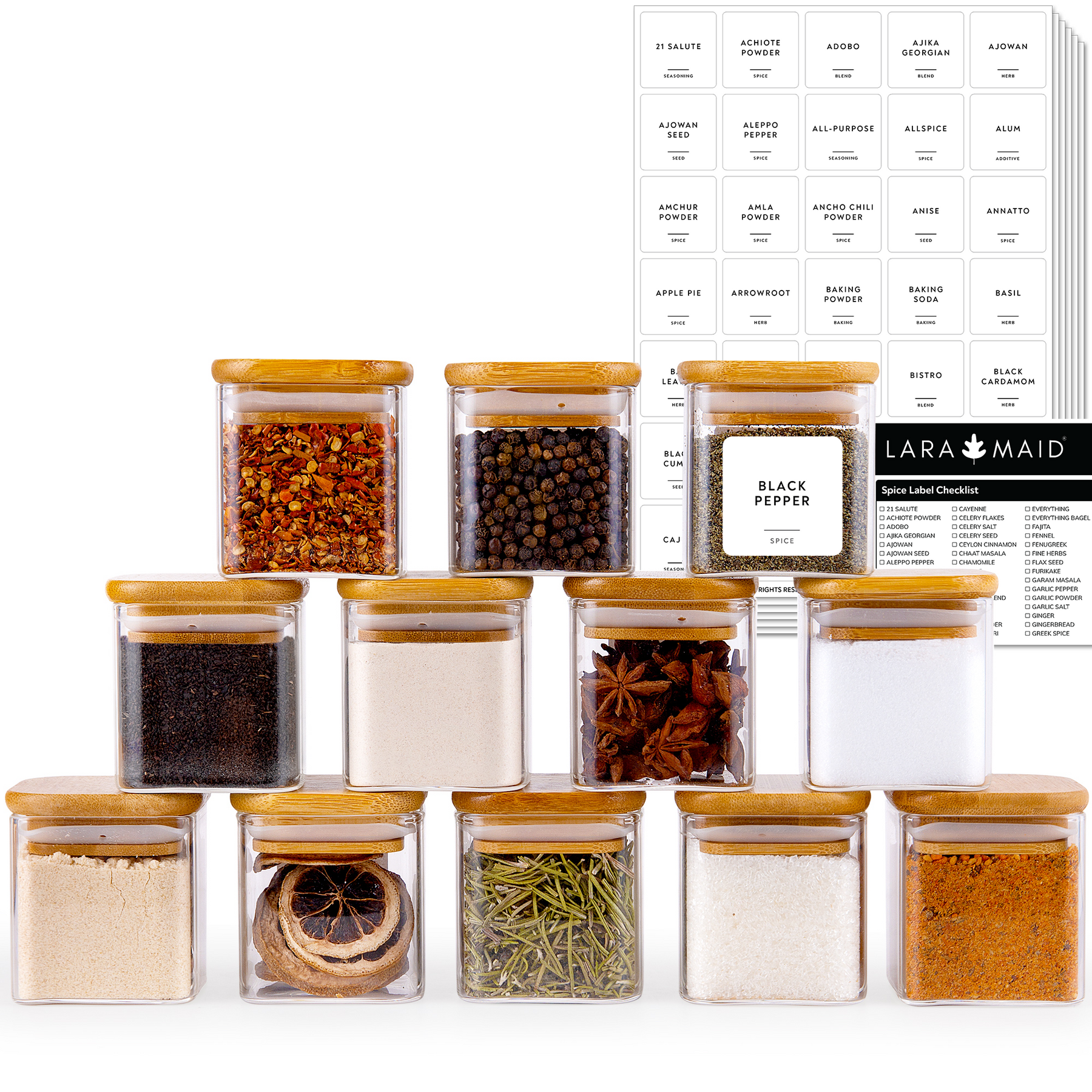 10 Best Spice Jars for 2023 - Glass Spice Jar Sets