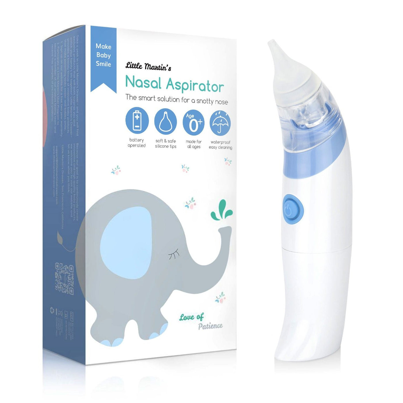 OCCObaby Baby Nasal Aspirator - 2 PK Baby Nose Suction Kit- Battery  Operated Baby Nose Cleaner and Manual Baby Nose Sucker for Newborns,  Infants and