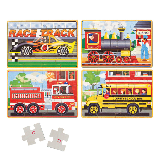 Cars Puzzles Game - Funny Car & Trucks Preschool Jigsaw Education