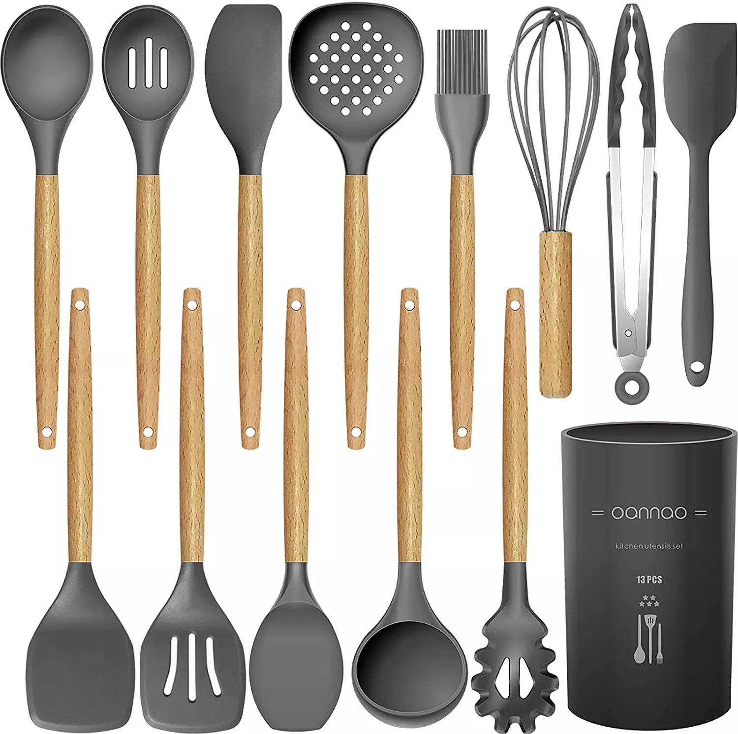 Home Hero - Kitchen Utensils Set, Cooking Utensils Set, Kitchen Essentials,  25 Pcs, Black