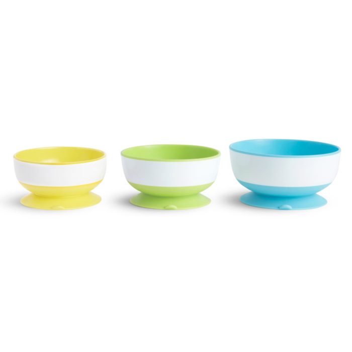 Smart Sprout Baby Bowls Stay Put Suction Bowls Set with Snap Tight Lids - FDA Approved, BPA Free, Lead Free, Phthalate Free