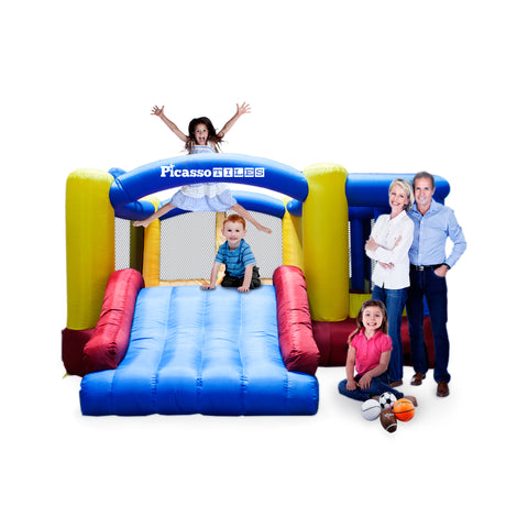 Cloud 9 Inflatable Bounce House Professional Vinyl Repair Patch Kit & Hold Down Stakes