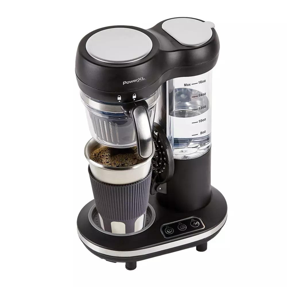 Bonsenkitchen 2-In-1 Single Serve Coffee Maker With Milk Frother & Reviews