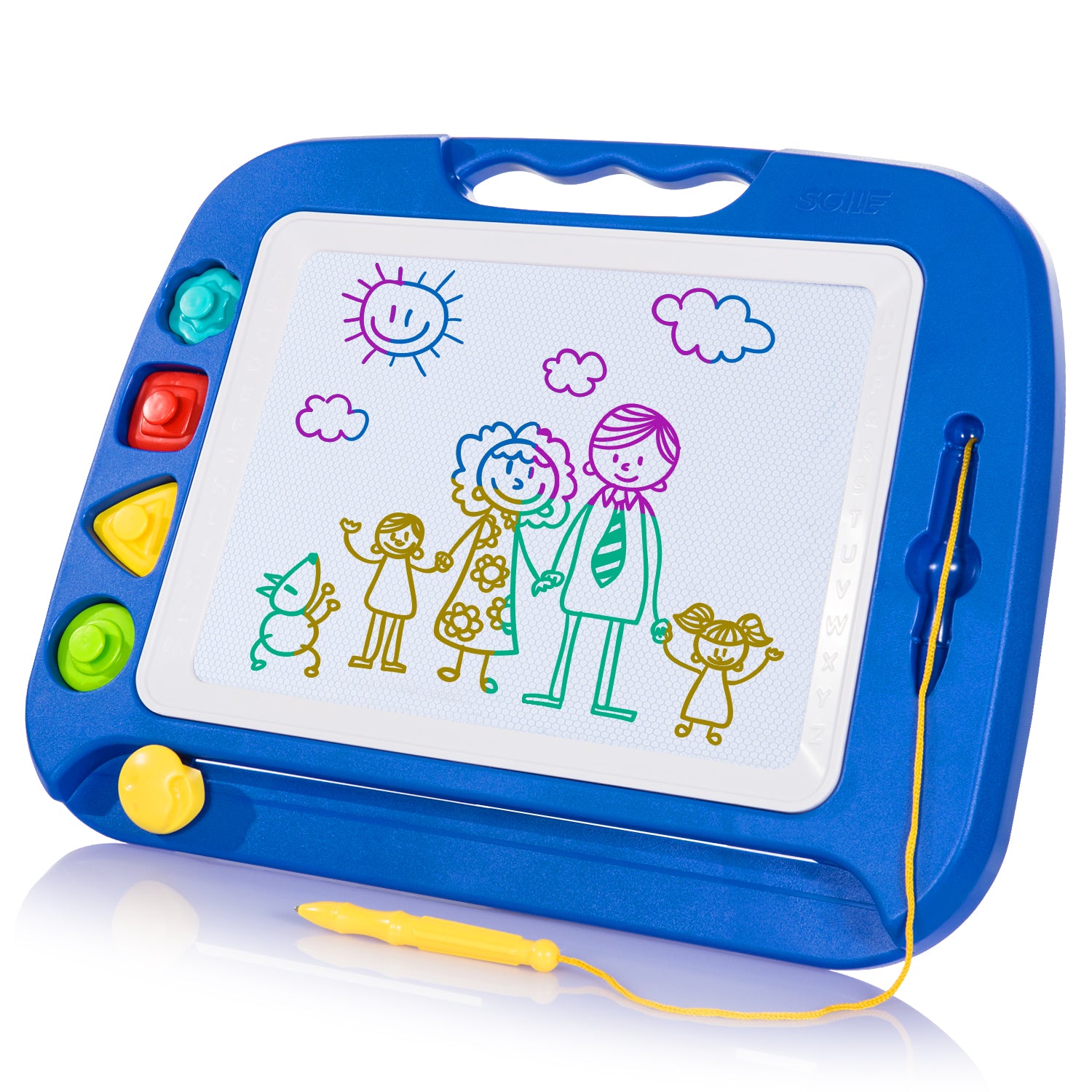 Magnetic Drawing Table for Toddlers Kids Doddle Board with Stand