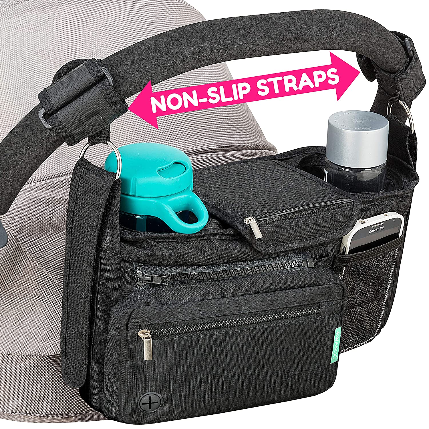  luxury little Stroller Organizer with Cup Holder and