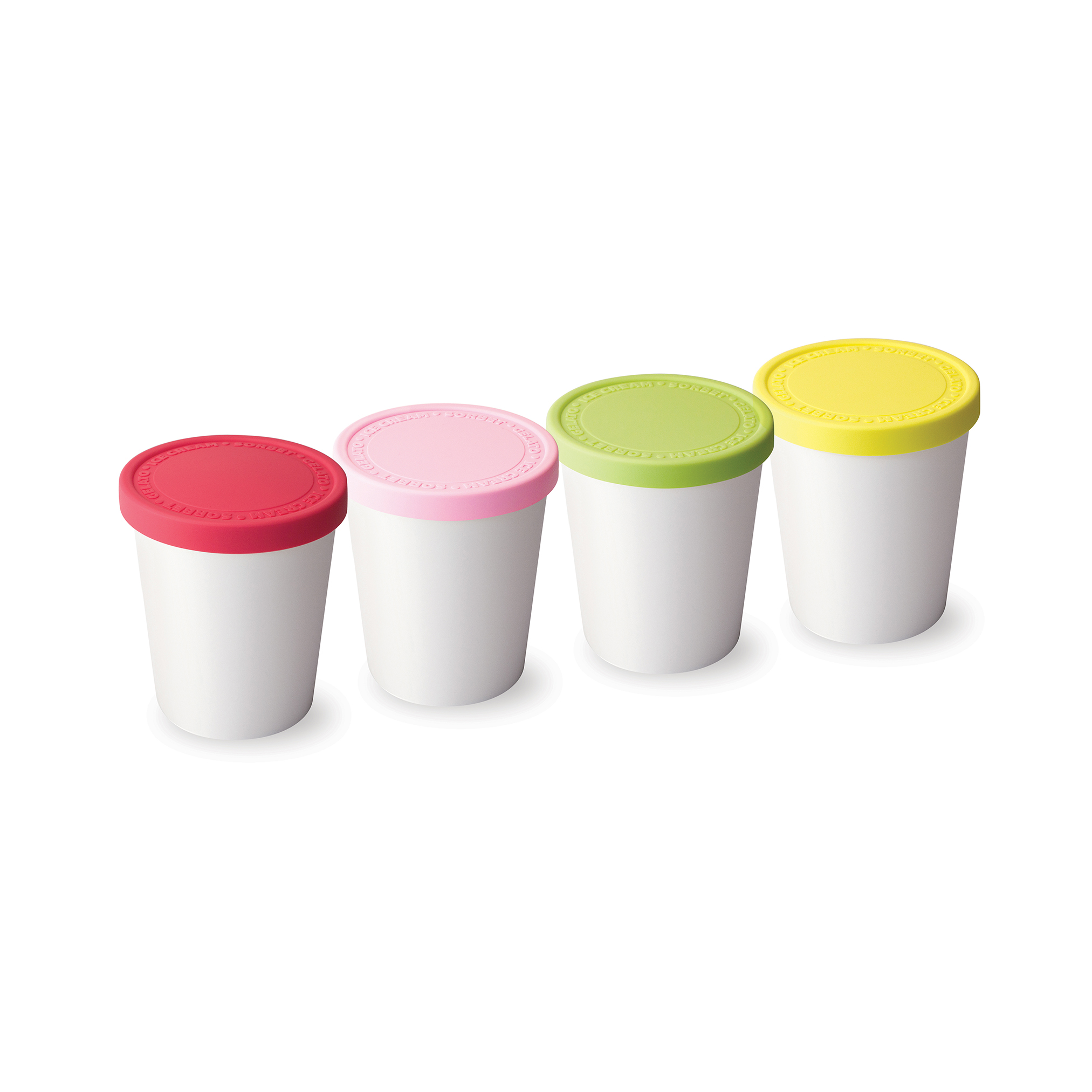 Set of 2 Premium Ice Cream Containers For Homemade Ice Cream 1.6