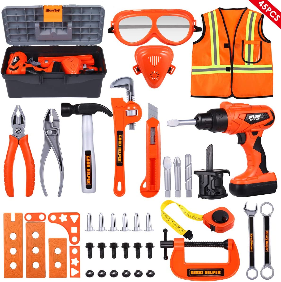 Black+Decker Deluxe Junior Tool Play Set