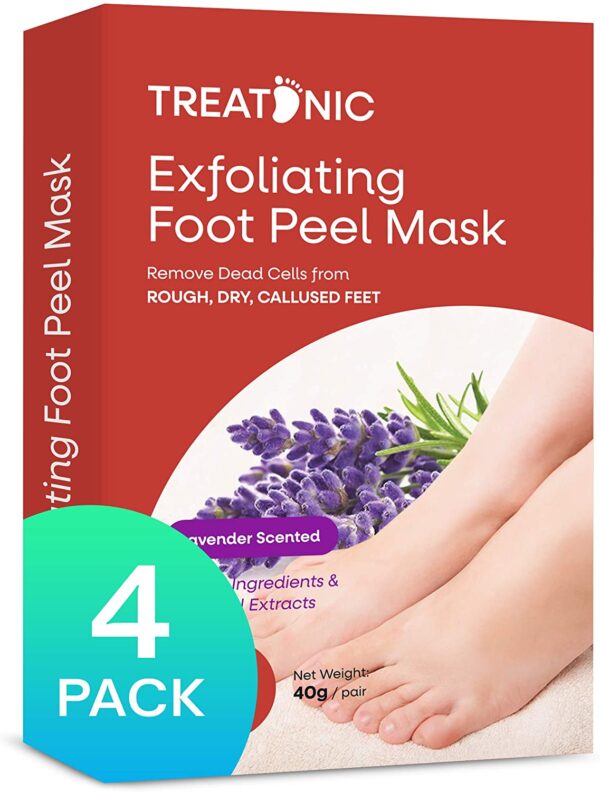  Lavinso Foot Peel Mask for Dry Cracked Feet – 2 Pack Dead Skin  Remover and Callus - Exfoliating Peeling Soft Baby Feet, Original Scent :  Beauty & Personal Care