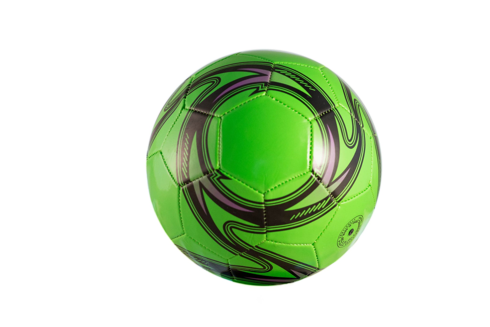 Future Stars Super-Star Soccer Ball & Pump - Size 5 - Green & Black -  Designed for all players 1+ Unisex 