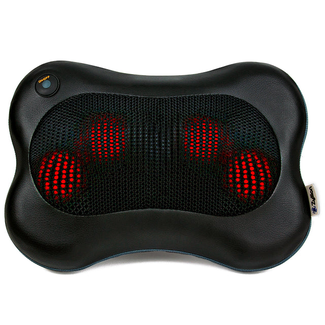 NURSAL Massage Cushion with Heat & Vibration, Deep Kneading, Pressing &  Rolling Full Back Massager Chair Pad – Product Testing Group