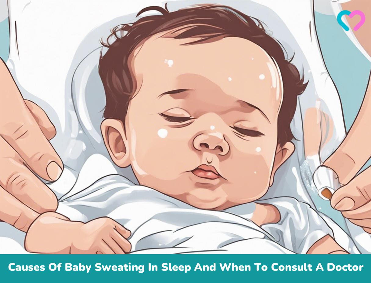 3 week store old baby sweating