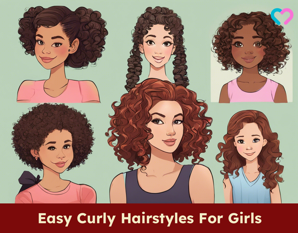 25+ Easy Curly Hairstyles For Girls